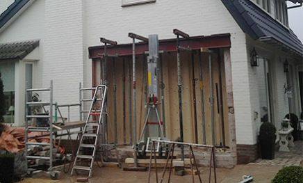 Constructieve doorbraak witte gevel — JBM project